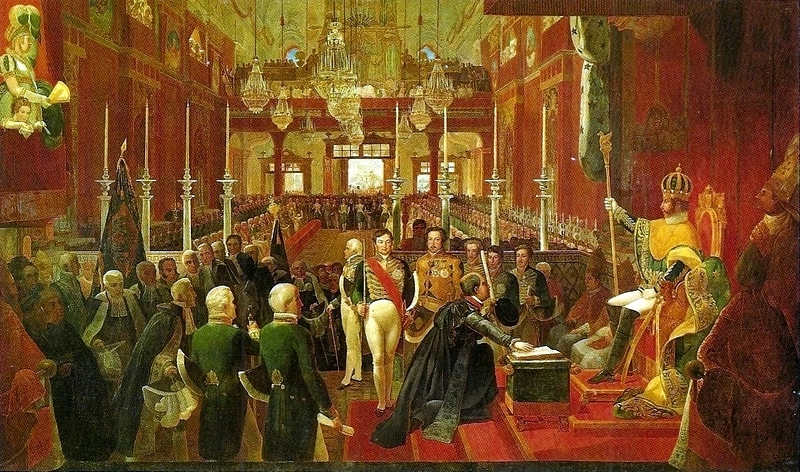 Coroação de Dom Pedro I em 1828